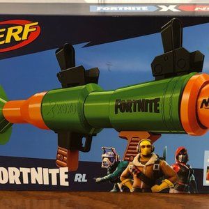 NERF Fortnite Rl Blaster -- Fires Foam Rockets --